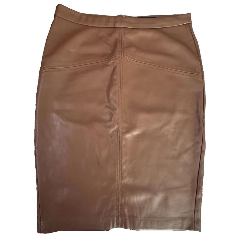 Amisu Faux Leather Skirt for Women